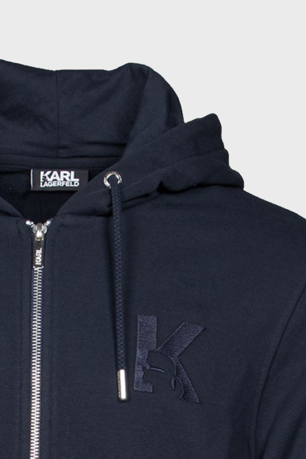 ΦΟΥΤΕΡ ΖΑΚΕΤΑ ΜΕ ΚΟΥΚΟΥΛΑ KARL LAGERFELD - 690 ΜΠΛΕ